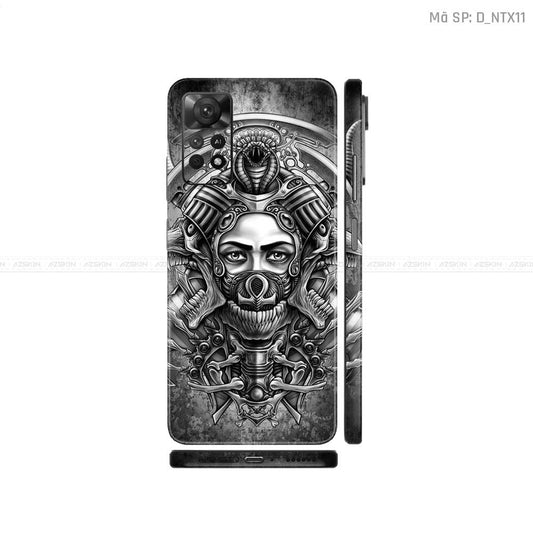 Dán Skin Xiaomi Redmi Note 11 Series Hình Tattoo | D_NTX11