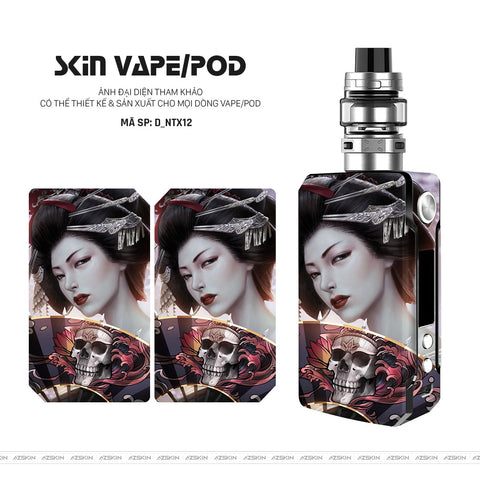 Dán Skin Vape Hình Geisha | D_NTX12