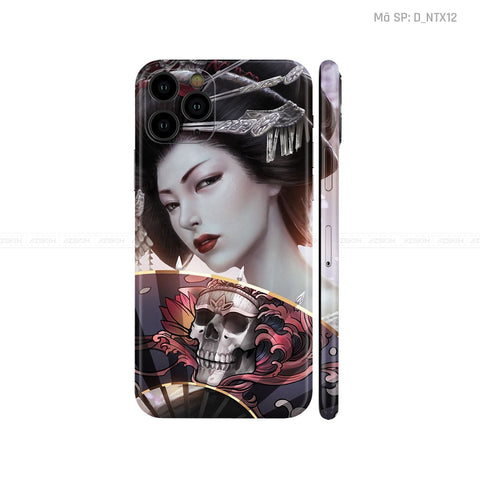 Dán Skin IPhone 11 Series Hình Nghệ Thuật Xăm | D_NTX12