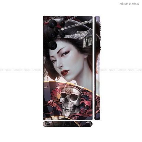 Dán Skin Galaxy S22 Series Hình Geisha  | D_NTX12