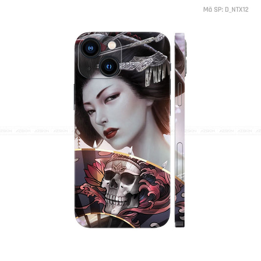 Dán Skin IPhone 14 Series Hình Nghệ Thuật Xăm | D_NTX12