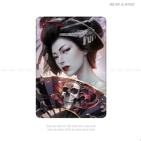 Dán Skin IPad Gen Series Hình Geisha | D_NTX12