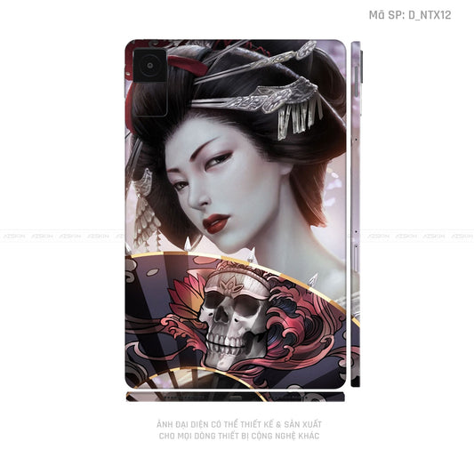 Dán Skin Máy Tính Bảng Xiaomi Mipad Hình Geisha | D_NTX12