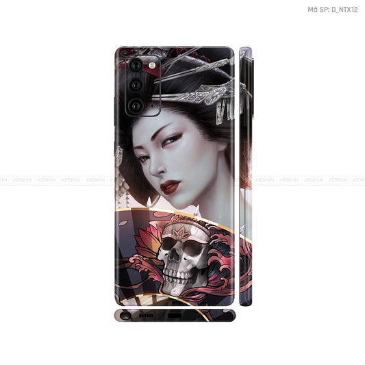 Dán Skin Galaxy Note 20 Series Hình Nghệ Thuật Xăm Geisha | D_NTX12
