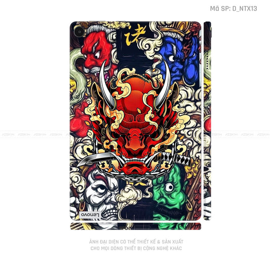 Dán Skin Máy Tính Bảng Lenovo Pad Series Hình Tattoo Dragon | D_NTX13