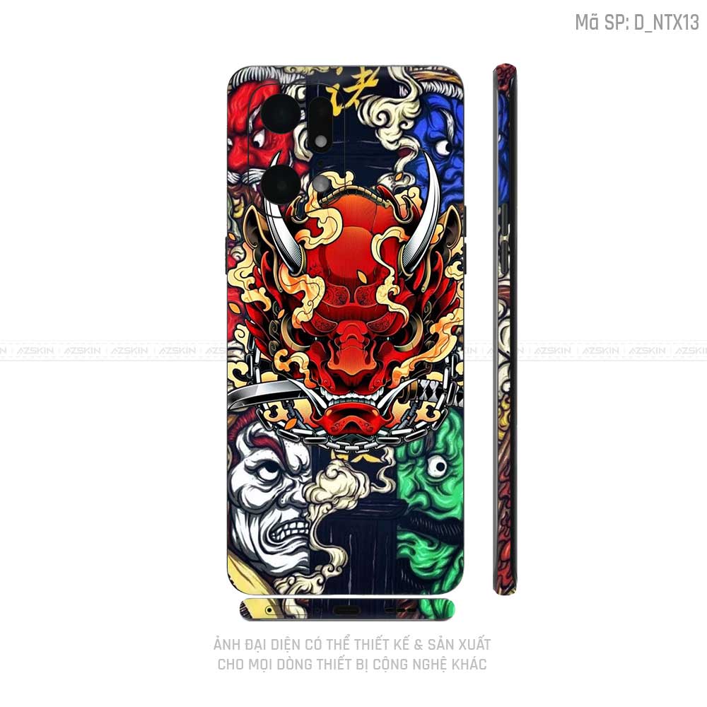 Miếng Dán Skin Điện Thoại OPPO Find X Series Hình Tattoo | D_NTX13