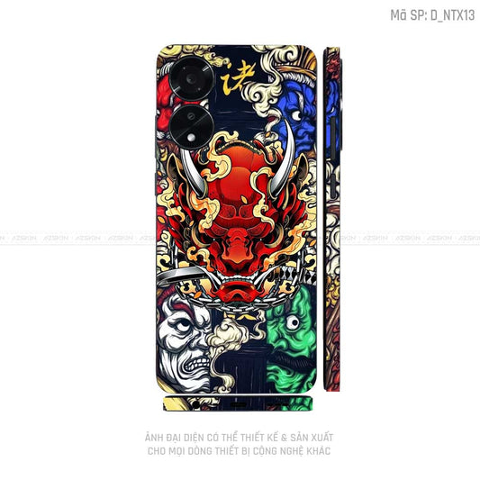 Miếng Dán Skin Điện Thoại OPPO A Series Hình Tattoo | D_NTX13