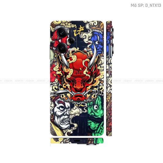 Dán Skin Xiaomi Redmi Note 12 Series Hình Tattoo | D_NTX13