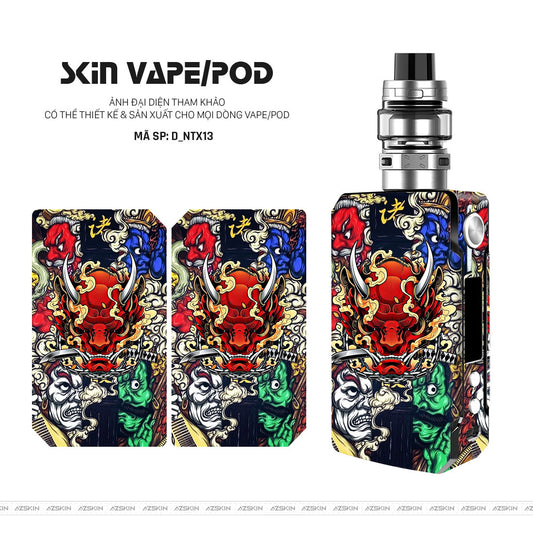 Dán Skin Vape Hình Rồng | D_NTX13