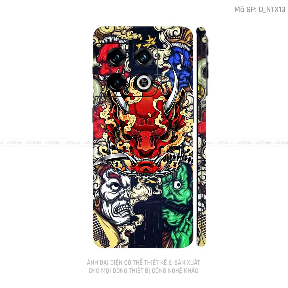 Dán Skin Oneplus 10 Series Hình Satan - Samurai | D_NTX13