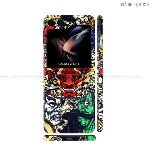 Dán Skin Galaxy Z Flip 7 Hình Satan-Samurai | D_NTX13