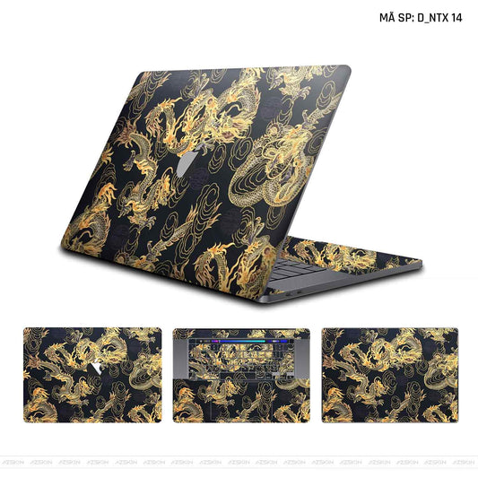 Dán Skin Macbook Hình Rồng 3D  | D_NTX14