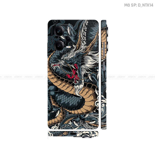 Dán Skin Xiaomi Redmi Note 12 Series Hình Tattoo | D_NTX14