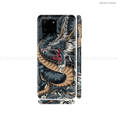 Dán Skin Galaxy S20 Series Hình Nghệ Thuật Xăm Rồng | D_NTX14