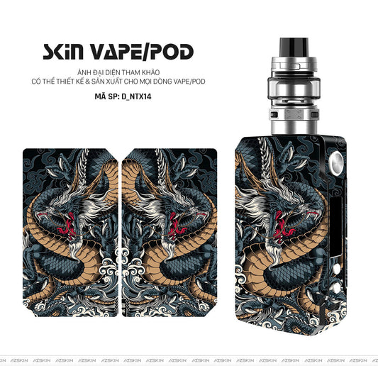 Dán Skin Vape Hình Rồng | D_NTX14