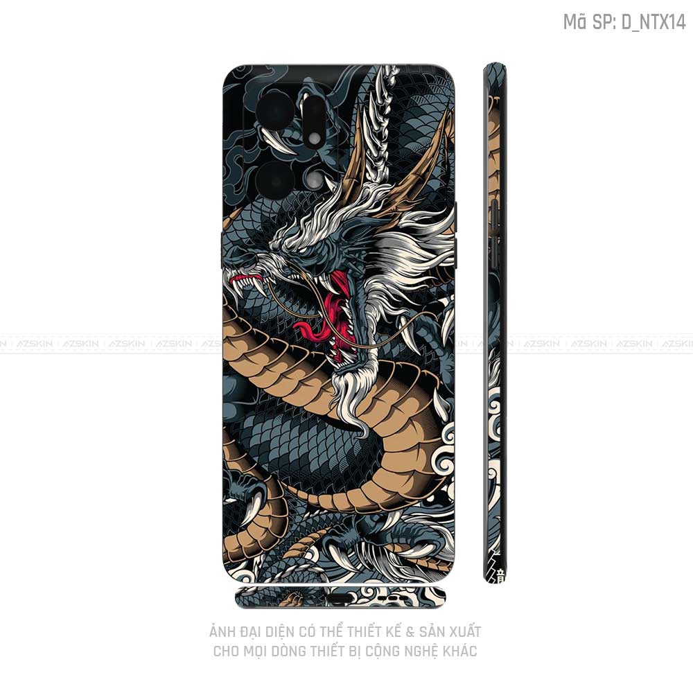 Miếng Dán Skin Điện Thoại OPPO Find X Series Hình Tattoo | D_NTX14