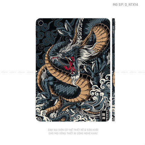 Dán Skin IPad Mini Series Hình Tattoo Rồng | D_NTX14