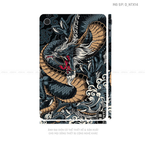 Dán Skin Máy Tính Bảng Oppo Pad Series Hình Tattoo Rồng | D_NTX14
