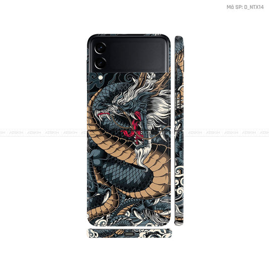 Dán Skin Galaxy Zflip3 Hình Rồng | D_NTX14
