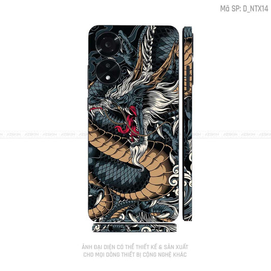 Miếng Dán Skin Điện Thoại OPPO A Series Hình Tattoo | D_NTX14