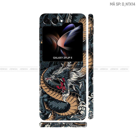 Dán Skin Galaxy Z Flip5 Hình Rồng | D_NTX14