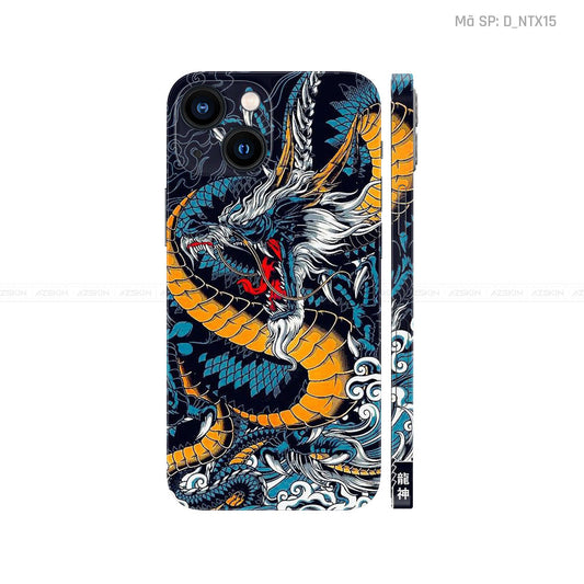 Dán Skin IPhone 14 Series Hình Nghệ Thuật Xăm | D_NTX15