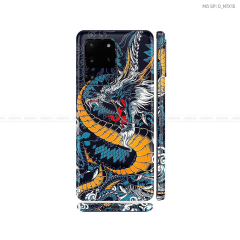 Dán Skin Galaxy S20 Series Hình Nghệ Thuật Xăm Rồng | D_NTX15