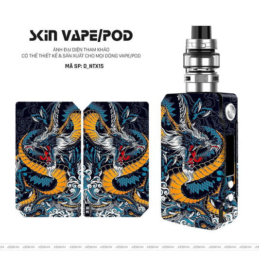 Dán Skin Vape Hình Rồng | D_NTX15