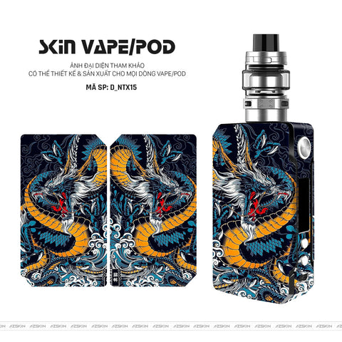 Dán Skin Vape Hình Rồng | D_NTX15