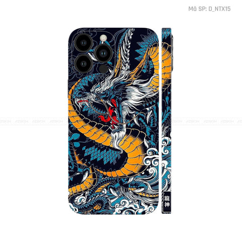 Dán Skin IPhone 16 Series Hình Tattoo | NTX15