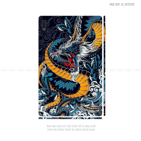 Dán Skin Galaxy Tab S9 Series Hình Tattoo Rồng | D_NTX15