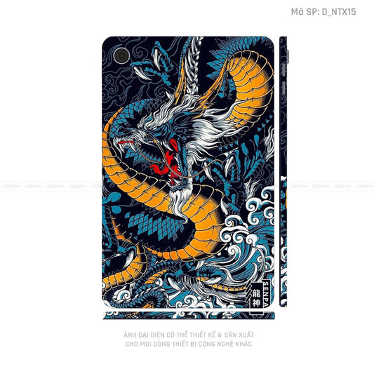 Dán Skin Máy Tính Bảng Oppo Pad Series Hình Tattoo Rồng | D_NTX15
