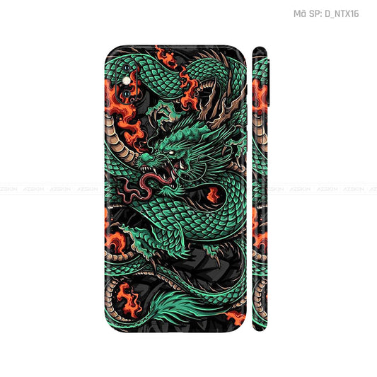 Dán Skin IPhone X Series Hình Nghệ Thuật Xăm | D_NTX16