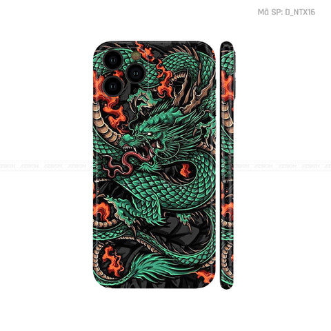 Dán Skin IPhone 11 Series Hình Nghệ Thuật Xăm | D_NTX16