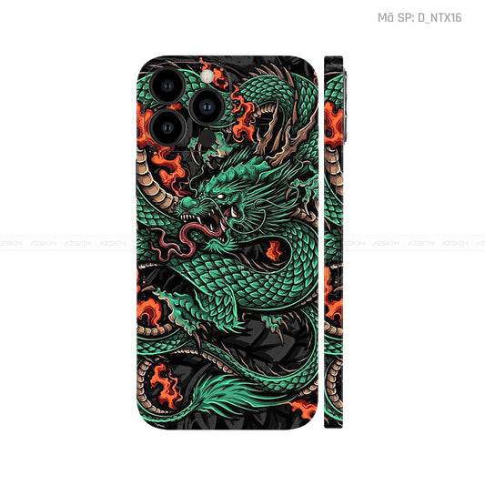 Dán Skin IPhone 14 Series Hình Nghệ Thuật Xăm | D_NTX16