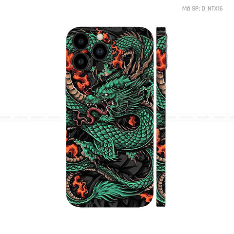 Dán Skin IPhone 14 Series Hình Nghệ Thuật Xăm | D_NTX16