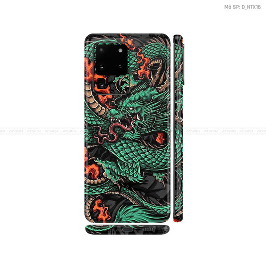 Dán Skin Galaxy S20 Series Hình Nghệ Thuật Xăm Rồng | D_NTX16