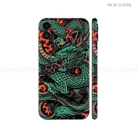 Dán Skin IPhone 11 Series Hình Nghệ Thuật Xăm | D_NTX16
