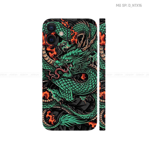 Dán Skin IPhone 12 Series Hình Rồng | D_NTX16