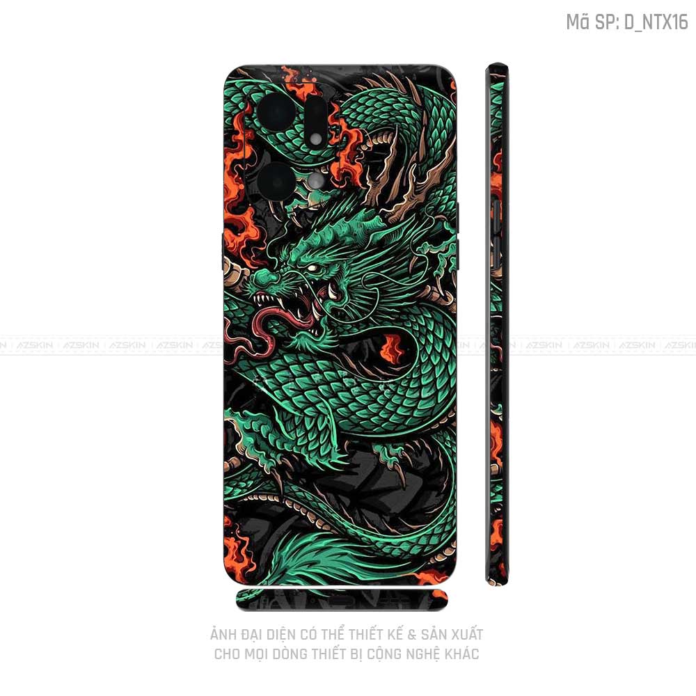 Miếng Dán Skin Điện Thoại OPPO Find X Series Hình Tattoo | D_NTX16