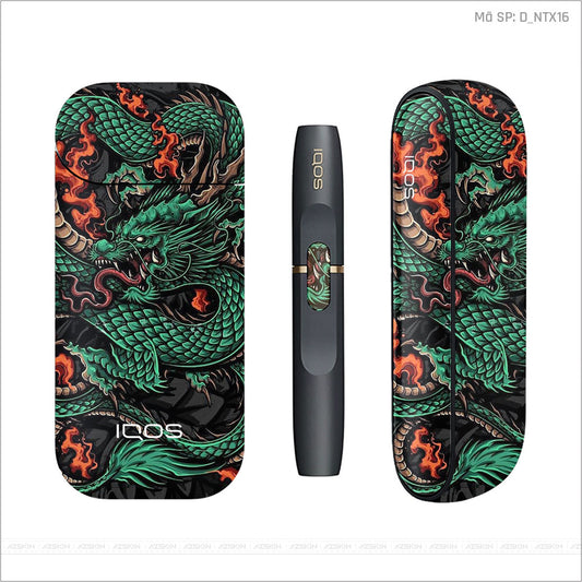 Dán Skin IQOS Hình Nghệ Thuật Xăm | D_NTX16