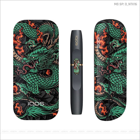 Dán Skin IQOS Hình Nghệ Thuật Xăm | D_NTX16