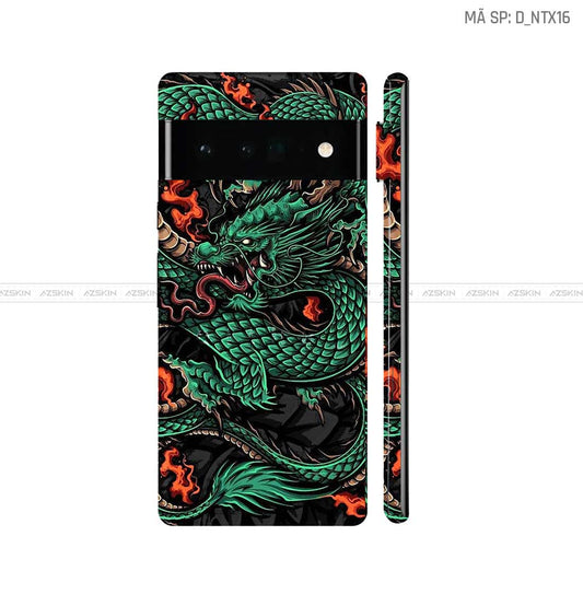 Dán Skin Google Pixel 6 Series Hình Nghệ Thuật Xăm | D_NTX16