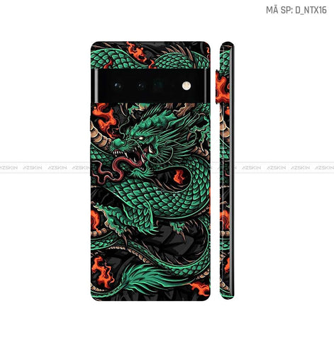 Dán Skin Google Pixel 6 Series Hình Nghệ Thuật Xăm | D_NTX16