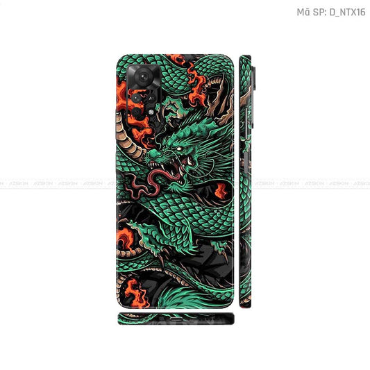 Dán Skin Xiaomi Redmi Note 11 Series Hình Tattoo | D_NTX16