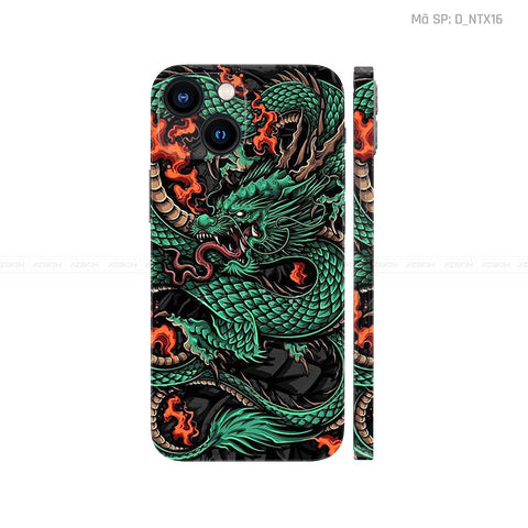 Dán Skin IPhone 14 Series Hình Nghệ Thuật Xăm | D_NTX16