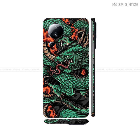 Dán Skin Xiaomi 13 Series Hình Tattoo | D_NTX16