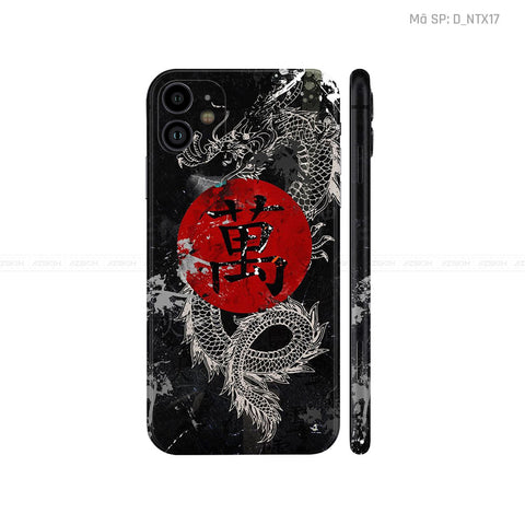 Dán Skin IPhone 11 Series Hình Nghệ Thuật Xăm | D_NTX17