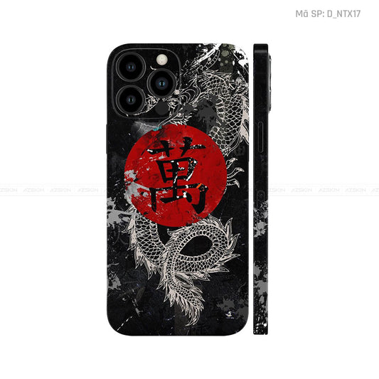 Dán Skin IPhone 14 Series Hình Nghệ Thuật Xăm | D_NTX17