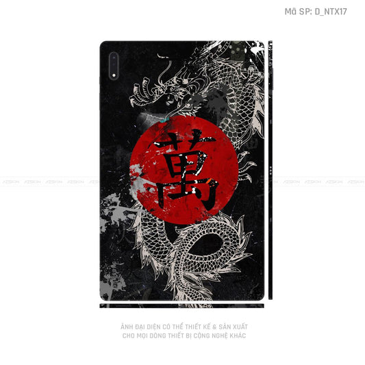 Dán Skin Galaxy Tab S9 Series Hình Tattoo Rồng | D_NTX17